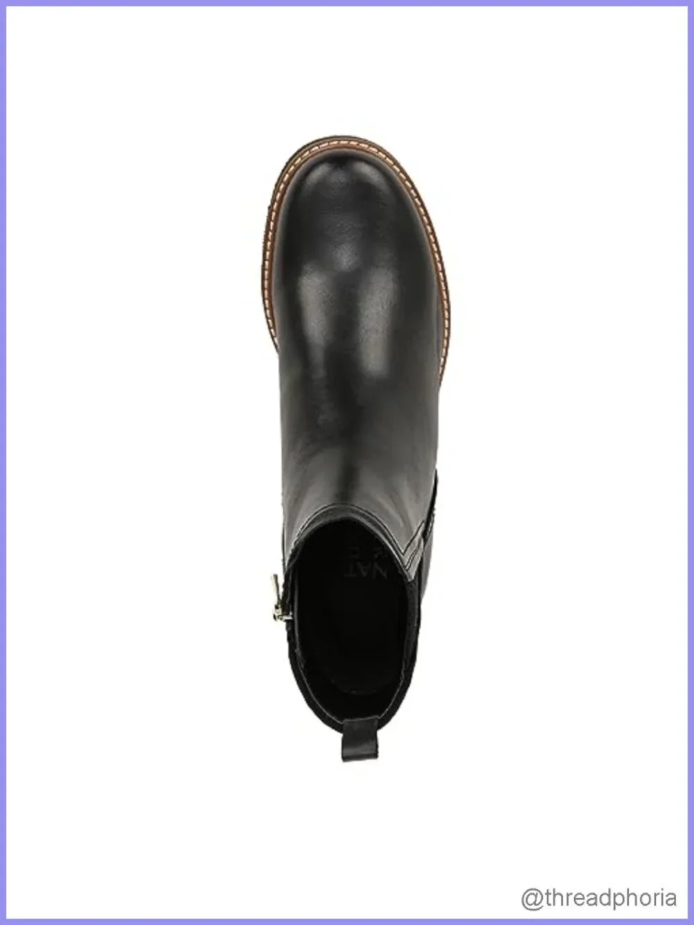 Water Repellent Ankle Bootie with Lug Sole, Round Toe, Side Zip